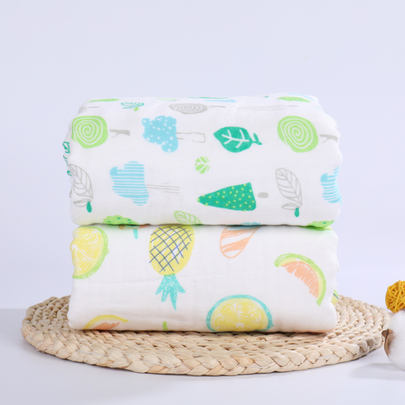 Skincare Newborn - بطانية شاش قطنية 100٪ مقاس 105*105