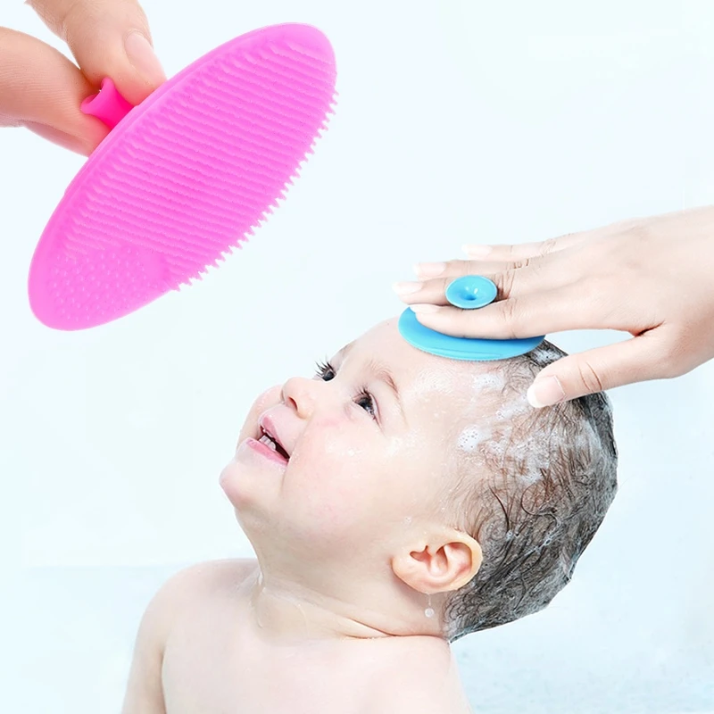 Skincare Newborn - 1 قطعة فرشاة حمام سيليكون لينة