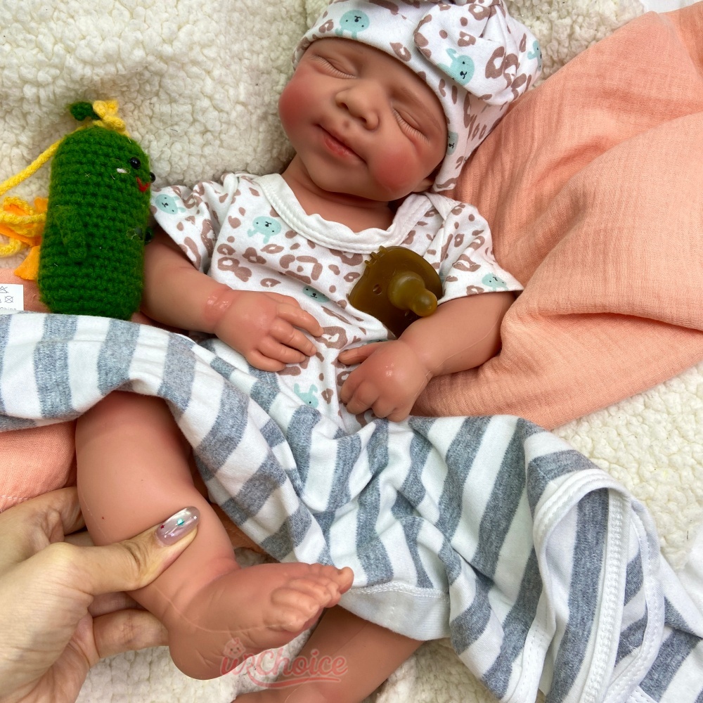 دمية ريبورن جسم كامل سيليكون م - مراجعة Skincare Newborn وسعره