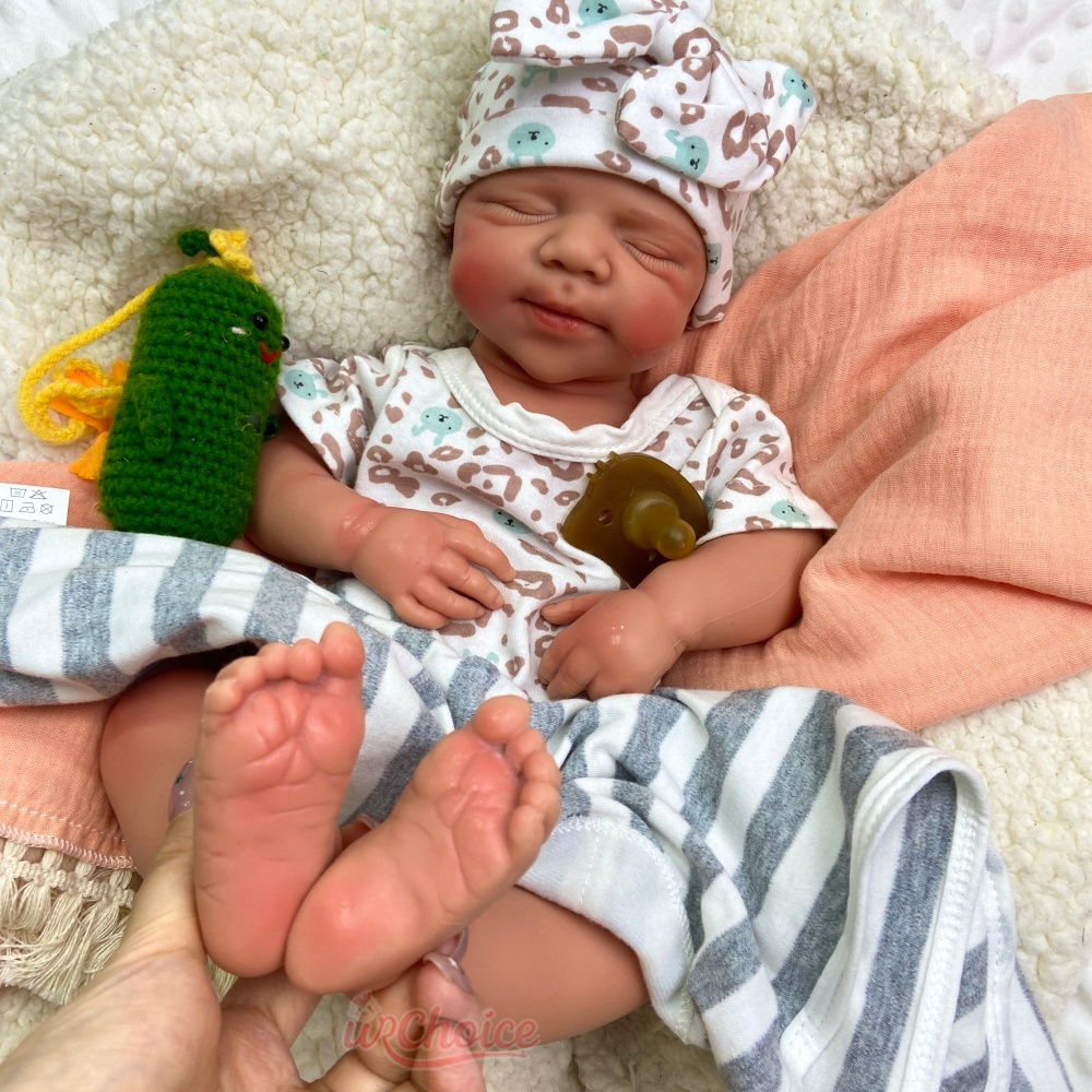 دمية ريبورن جسم كامل سيليكون م - مراجعة Skincare Newborn وسعره