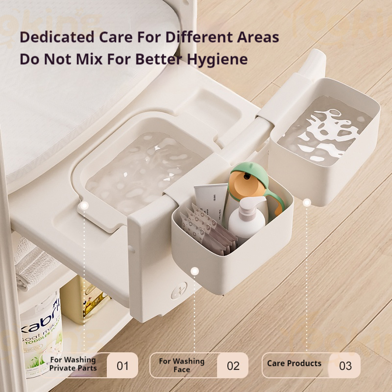 طاولة تغيير حفاضات الأطفال حدي - مراجعة Skincare Newborn وسعره