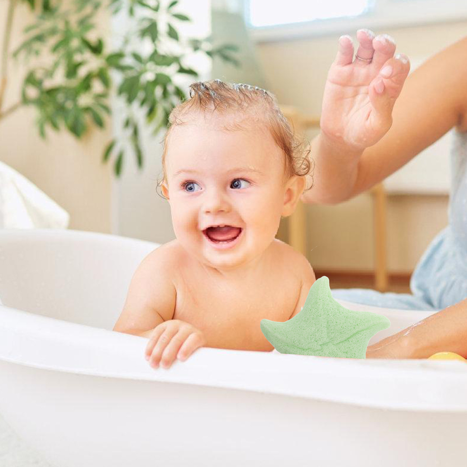 إسفنجة استحمام طبيعية ناعمة لل - مراجعة Skincare Newborn وسعره